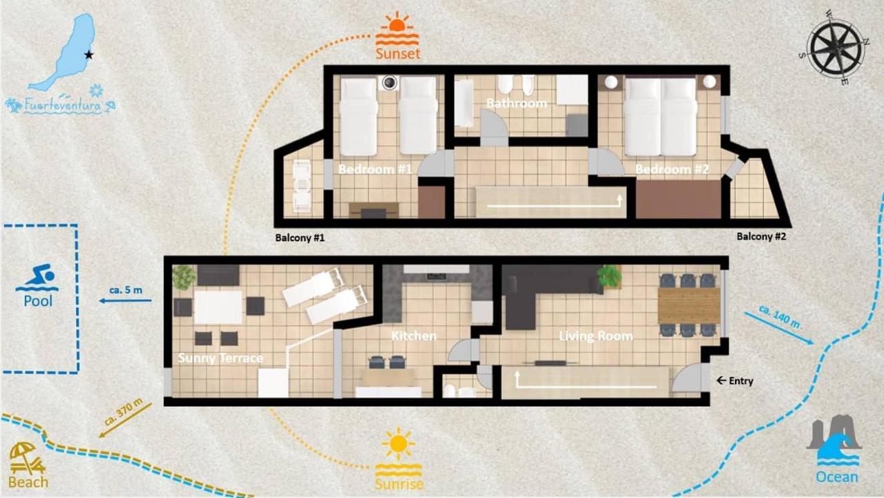Casita Calma Fuerteventura Villa Caleta De Fuste Luaran gambar
